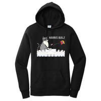 Cat Ladies For Kamala Harris Donald Trump 2024 Women's Pullover Hoodie