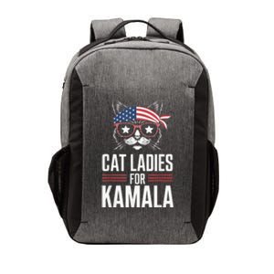 Cat Ladies For Kamala Funny Cat 2024 President Kamalaharris Vector Backpack