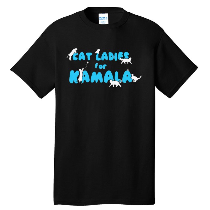 Cat Ladies For Kamala Gift Tall T-Shirt