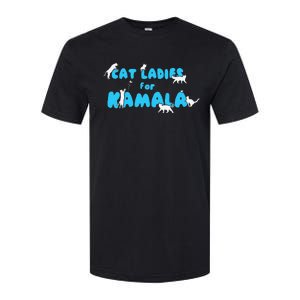 Cat Ladies For Kamala Gift Softstyle CVC T-Shirt