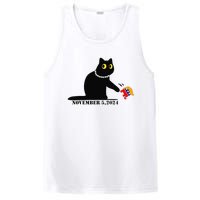 Cat Ladies For Kamala Harris 2024  Funny Cat With Pearls PosiCharge Competitor Tank