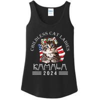 Cat Lady Fun Childless Cat Ladies 2024 Ladies Essential Tank