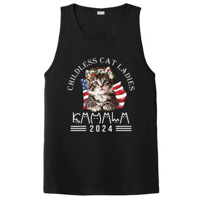 Cat Lady Fun Childless Cat Ladies 2024 PosiCharge Competitor Tank