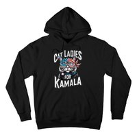 Cat Ladies For Kamala 2024 President Kamala Harris 2024 Hoodie