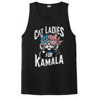 Cat Ladies For Kamala 2024 President Kamala Harris 2024 PosiCharge Competitor Tank