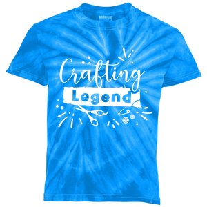 Crafting Legend Funny Hobby Crafter Artist Gift Kids Tie-Dye T-Shirt