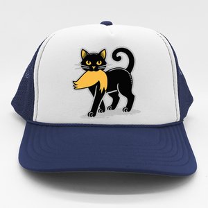 Cat Ladies For Kamala Harris Donald Trump 2024 Trucker Hat