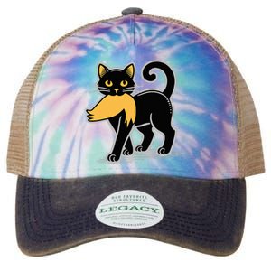 Cat Ladies For Kamala Harris Donald Trump 2024 Legacy Tie Dye Trucker Hat