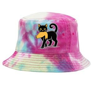 Cat Ladies For Kamala Harris Donald Trump 2024 Tie-Dyed Bucket Hat