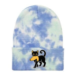 Cat Ladies For Kamala Harris Donald Trump 2024 Tie Dye 12in Knit Beanie