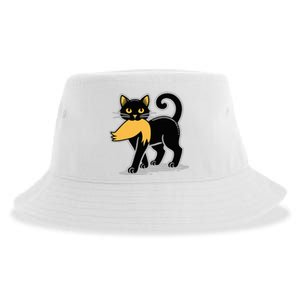 Cat Ladies For Kamala Harris Donald Trump 2024 Sustainable Bucket Hat