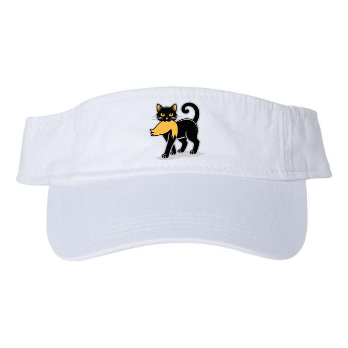 Cat Ladies For Kamala Harris Donald Trump 2024 Valucap Bio-Washed Visor