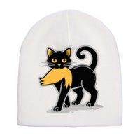 Cat Ladies For Kamala Harris Donald Trump 2024 Short Acrylic Beanie