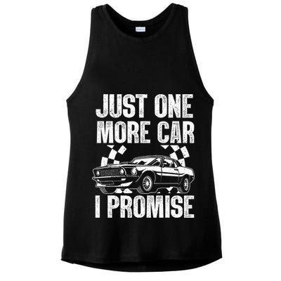 Car Lover For New Engine Owner Classic Car Technician Ladies PosiCharge Tri-Blend Wicking Tank