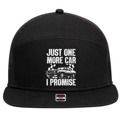 Car Lover For New Engine Owner Classic Car Technician 7 Panel Mesh Trucker Snapback Hat