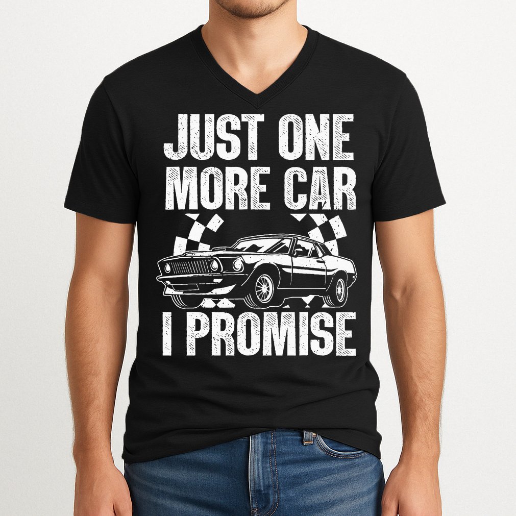 Car Lover For New Engine Owner Classic Car Technician V-Neck T-Shirt
