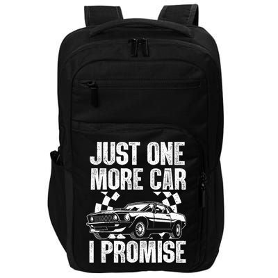 Car Lover For New Engine Owner Classic Car Technician Impact Tech Backpack