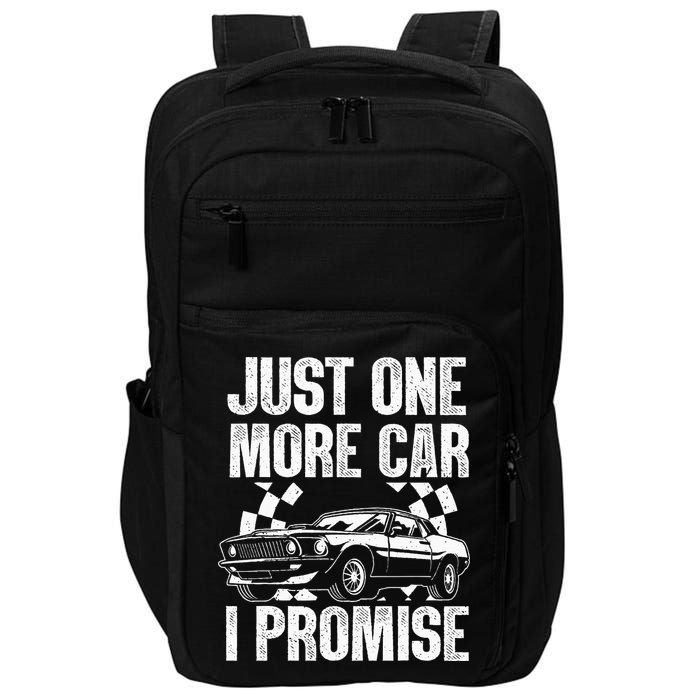 Car Lover For New Engine Owner Classic Car Technician Impact Tech Backpack