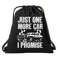 Car Lover For New Engine Owner Classic Car Technician Drawstring Bag