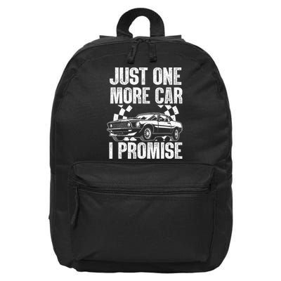 Car Lover For New Engine Owner Classic Car Technician 16 in Basic Backpack
