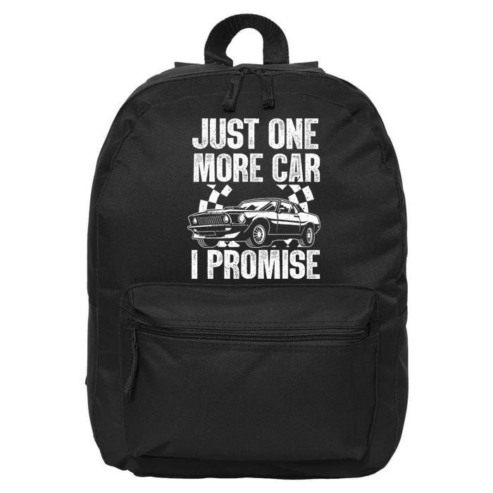Car Lover For New Engine Owner Classic Car Technician 16 in Basic Backpack