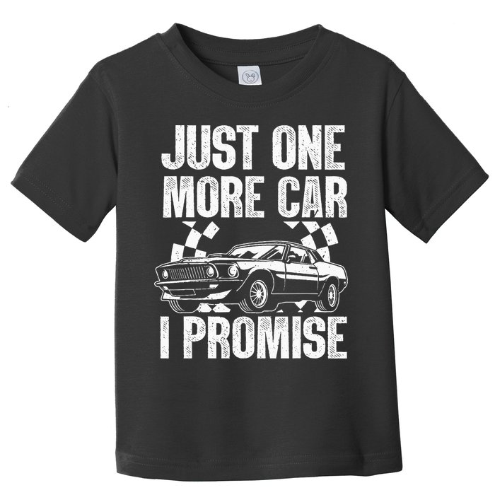 Car Lover For New Engine Owner Classic Car Technician Toddler T-Shirt