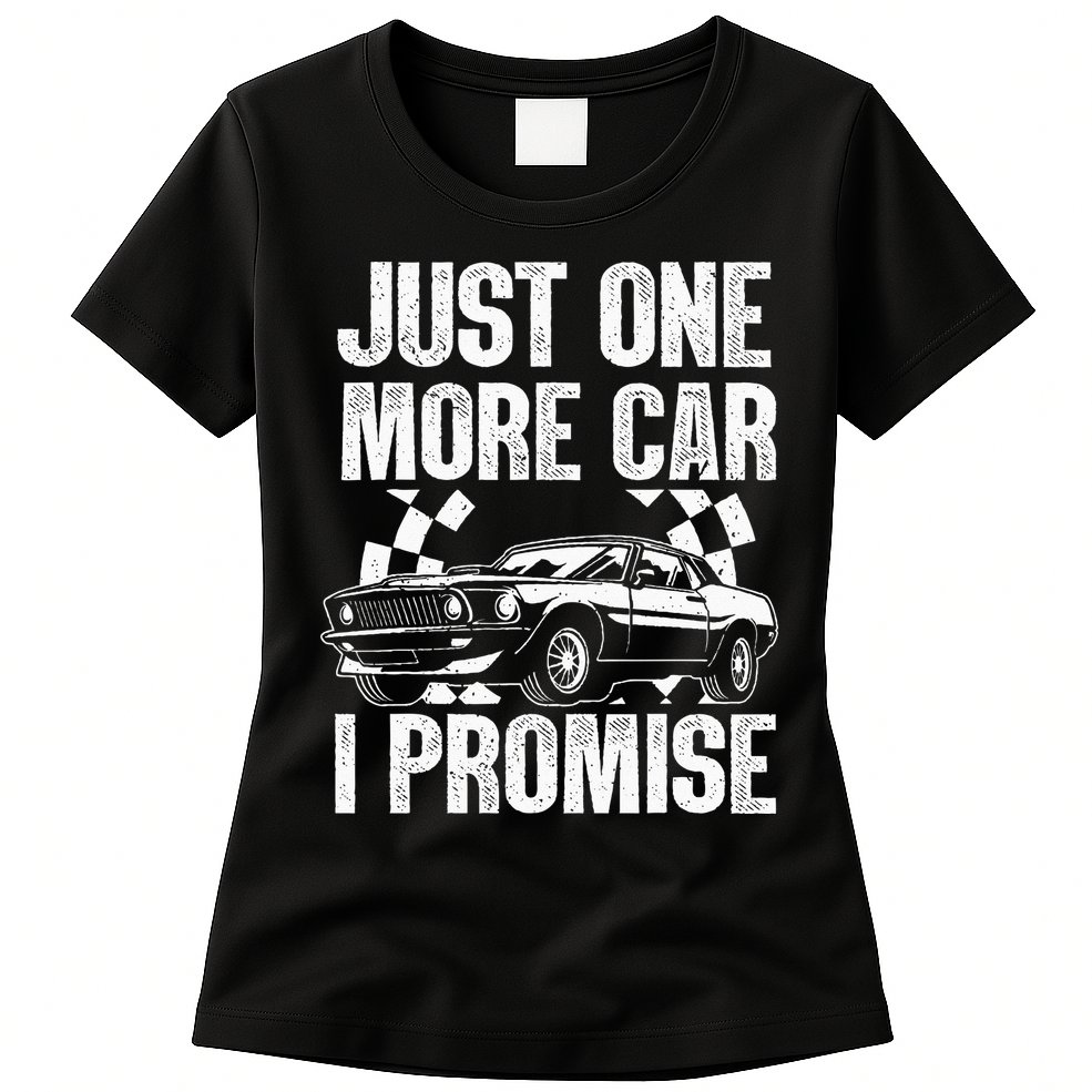Car Lover For New Engine Owner Classic Car Technician Womens T-Shirt