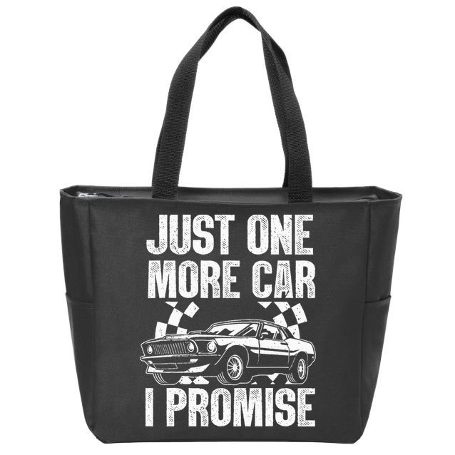 Car Lover For New Engine Owner Classic Car Technician Zip Tote Bag