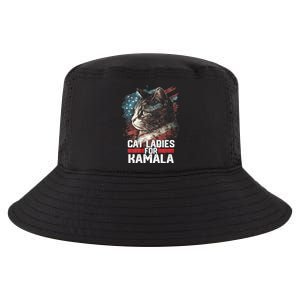 Cat Ladies For Kamala Harris Funny Cat Cool Comfort Performance Bucket Hat