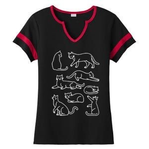 Cat Lover Funny Cat Cat Mama Gift For Fur Mom Cute Cat Meaningful Gift Ladies Halftime Notch Neck Tee