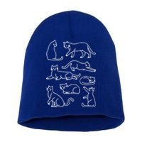 Cat Lover Funny Cat Cat Mama Gift For Fur Mom Cute Cat Meaningful Gift Short Acrylic Beanie