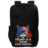 Cat Ladies Funny Trump Is A Scab Vote Harris Impact Tech Backpack