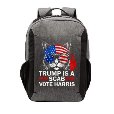 Cat Ladies Funny Trump Is A Scab Vote Harris Vector Backpack