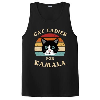 Cat Ladies For Kamala Harris Cool Gift PosiCharge Competitor Tank