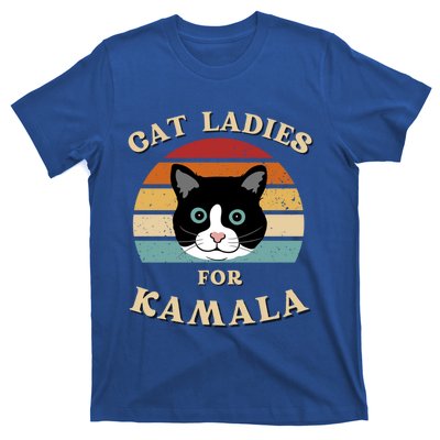 Cat Ladies For Kamala Harris Cool Gift T-Shirt