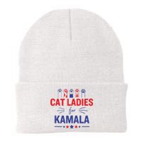 Cat Ladies For Kamala Harris 2024 Childless Cat Lady Knit Cap Winter Beanie