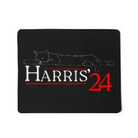 Cat Ladies For Kamala Funny Cat 2024 President Kamala Harris Mousepad