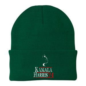 Cat Ladies For Kamala Funny Cat 2024 President Kamala Harris Knit Cap Winter Beanie