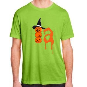 Comma La Funny Kamala Harris Halloween Pumpkin Adult ChromaSoft Performance T-Shirt