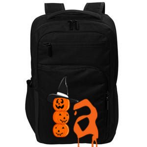 Comma La Funny Kamala Harris Halloween Pumpkin Impact Tech Backpack