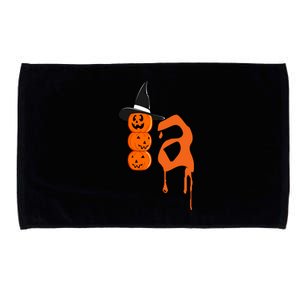 Comma La Funny Kamala Harris Halloween Pumpkin Microfiber Hand Towel