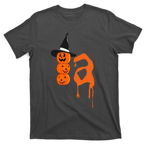 Comma La Funny Kamala Harris Halloween Pumpkin T-Shirt