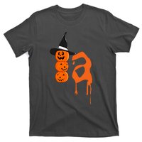 Comma La Funny Kamala Harris Halloween Pumpkin T-Shirt