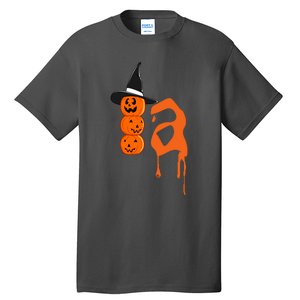 Comma La Funny Kamala Harris Halloween Pumpkin Tall T-Shirt