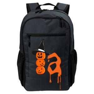 Comma La Funny Kamala Harris Halloween Pumpkin Daily Commute Backpack