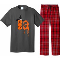 Comma La Funny Kamala Harris Halloween Pumpkin Pajama Set