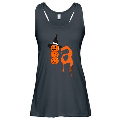 Comma La Funny Kamala Harris Halloween Pumpkin Ladies Essential Flowy Tank