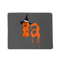 Comma La Funny Kamala Harris Halloween Pumpkin Mousepad