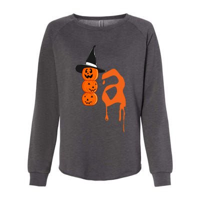 Comma La Funny Kamala Harris Halloween Pumpkin Womens California Wash Sweatshirt