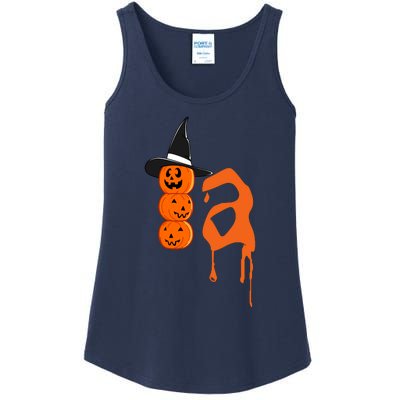 Comma La Funny Kamala Harris Halloween Pumpkin Ladies Essential Tank